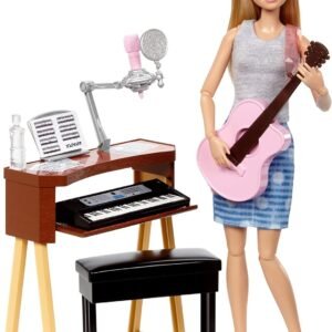 Barbie Musician Doll, Blonde & Playset Amazon Exclusive Kit Toy