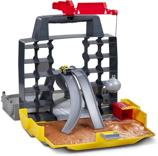 Tonka Tinys Cityscape Carrying Case Playset, Yellow, Black, Grey Kit