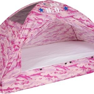 Pacific Play Tents 19781 Kids Pink Camo Bed Tent Playhouse - Twin
