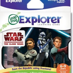 LeapFrog Explorer Learning Game Star Wars The Clone Wars works with LeapPad
