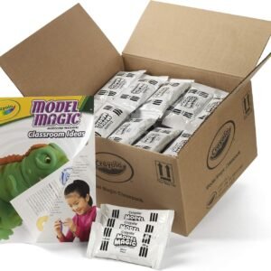 Crayola Model Magic Classpack, White Clay, Modeling Clay Alternative, 75 Single Packs