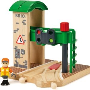 BRIO World - 33674 Signal Station 2 Piece Toy Train Accessory for