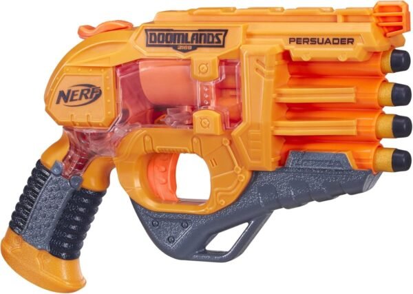 Persuader Nerf Doomlands Toy Blaster with Hammer Action and 4 Official Nerf