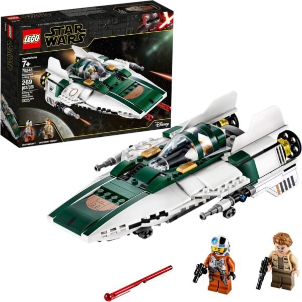 LEGO Star Wars The Rise of Skywalker Resistance A Wing Starfighter 75248