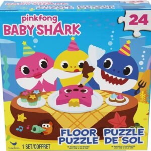 Cardinal Games 6054915 Baby Shark 24pc Floor Puzzle, Multi Colour