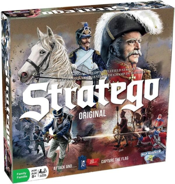 Stratego Original Game -- New Update - Classic Pawns with No Stickers