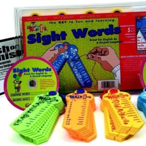 Learning Wrap-ups Self Correcting Sight Words ESL Intro Kit Toy