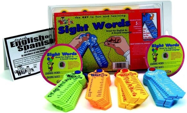 Learning Wrap-ups Self Correcting Sight Words ESL Intro Kit Toy