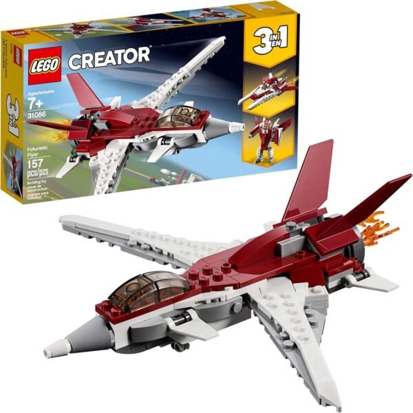 LEGO Creator 3in1 Futuristic Flyer 31086 Building Kit 157 Pieces