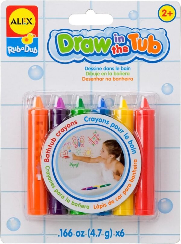 Alex Rub a Dub Draw in the Tub Crayons Kids Bath Activity