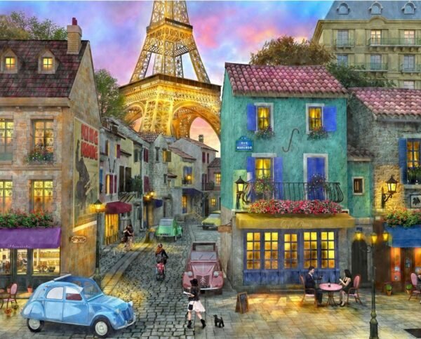 Springbok Puzzles - Eiffel Magic - 1000 Piece Jigsaw Puzzle - Large