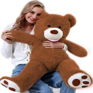 ChiFit Teddy Bear Stuffed Animal Plush, Chocolate Brown, 39 Kit