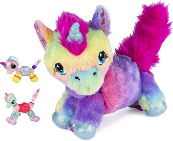 Twisty Petz, Series 4, Fluffums Unicorn Bundle with Cuddlez Plush and 2