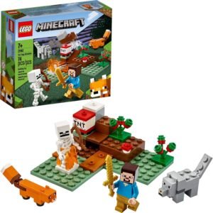 LEGO Minecraft The Taiga Adventure 21162 Brick Building Toy for Kids Who
