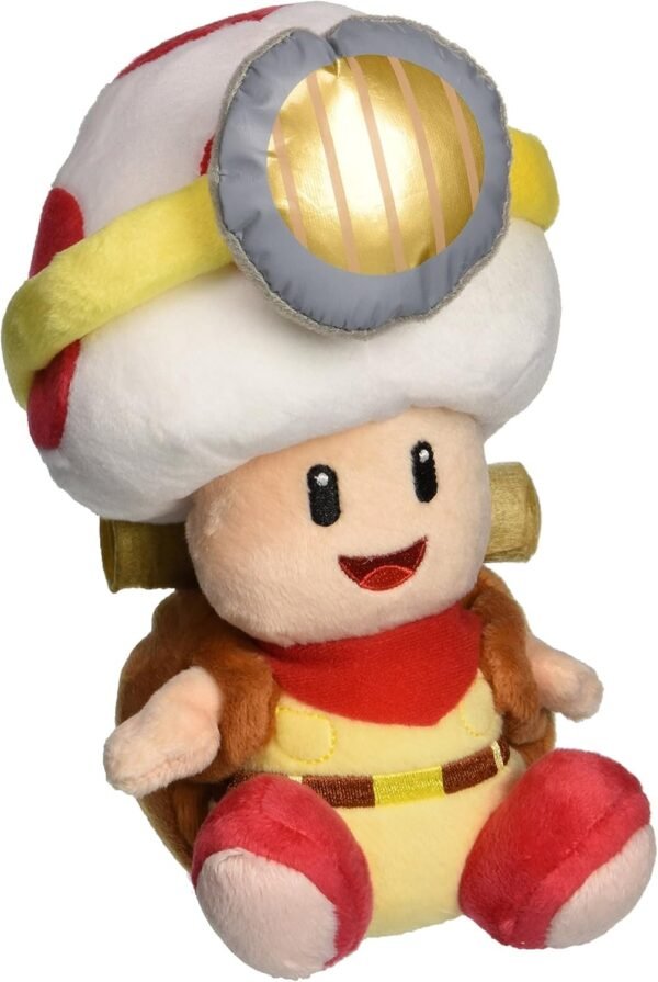 Little Buddy Super Mario Bros. 6.5 Captain Toad Sitting Pose Stuffed Plush