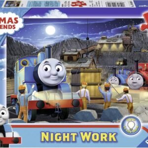 Ravensburger Thomas & Friends Night Work Glow-in-The-Dark 60 Piece Jigsaw Puzzle for