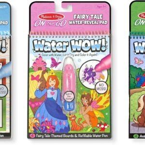 Melissa & Doug Water Wow Bundle Colors & Shapes, Fairy Tales &