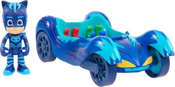 PJ Masks Vehicle - Cat-Car & Catboy Figure Kit Toy