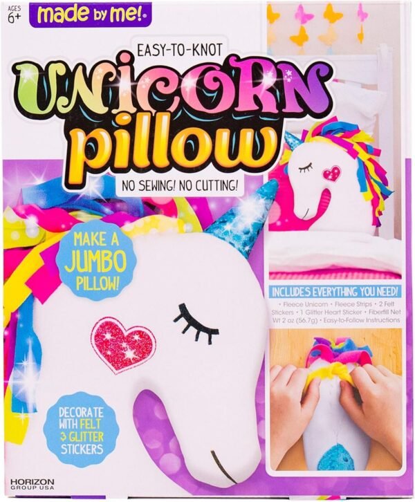 Made By Me Make Your Own Unicorn Pillow by Horizon Group USA,