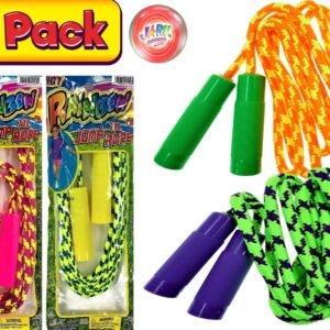 JA-RU Kids Jump Rope 7ft Pack of 2 Jump Ropes in Bulk
