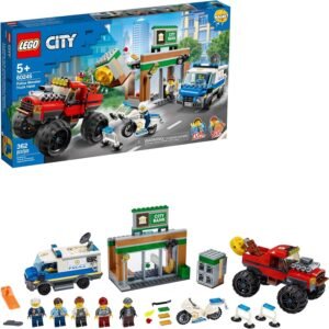 LEGO City Police Monster Truck Heist 60245 Police Toy, Cool Building Set