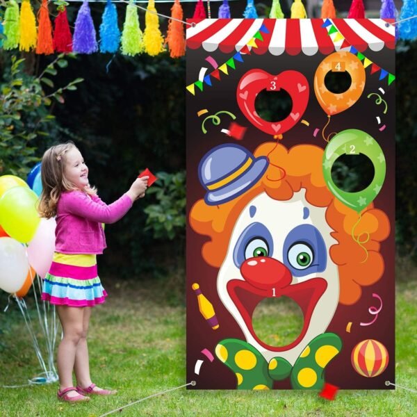 Carnival Toss Games with 3 Bean Bag, Fun Carnival Game for Kids