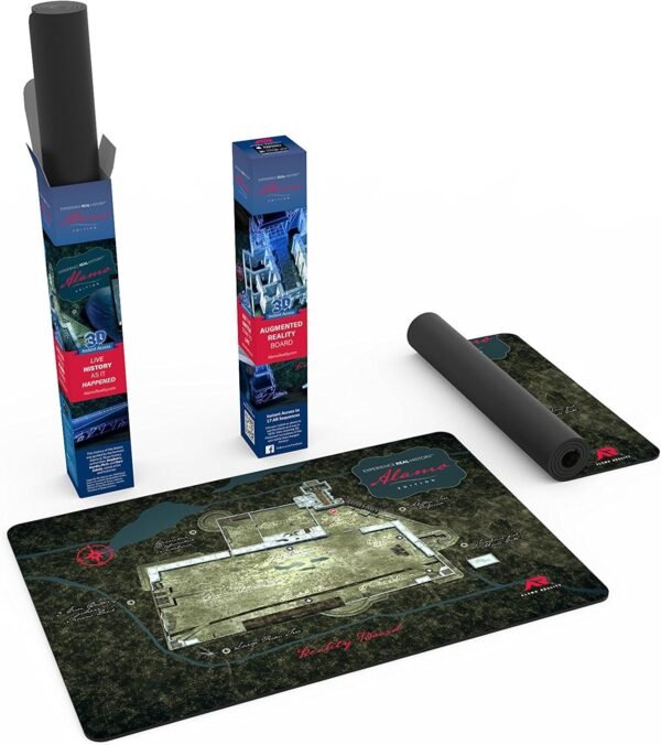 Experience Real History 3D Alamo Diorama Board, US History Learning with Augmented