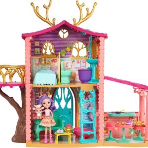 Enchantimals Cozy Deer House ~2ft with Danessa Deer Doll 6-in Playset Amazon