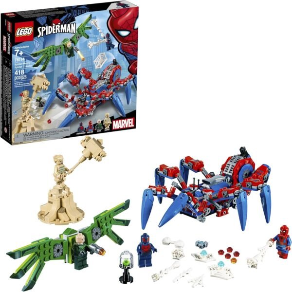 LEGO Marvel Spider-Man Spider-Mans Spider Crawler 76114 Building Kit 418 Pieces