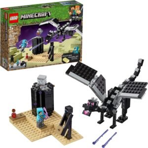 LEGO Minecraft The End Battle 21151 Ender Dragon Building Kit includes Dragon
