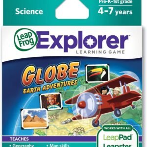LeapFrog Globe Earth Adventures Learning Game works with LeapPad Tablets & LeapsterGS