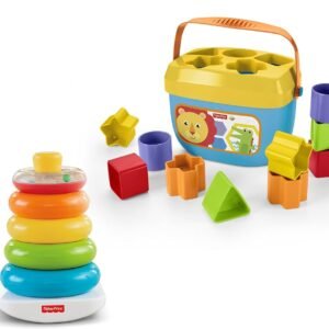 Fisher-Price Rock-a-Stack & Babys First Blocks Bundle Amazon Exclusive Kit