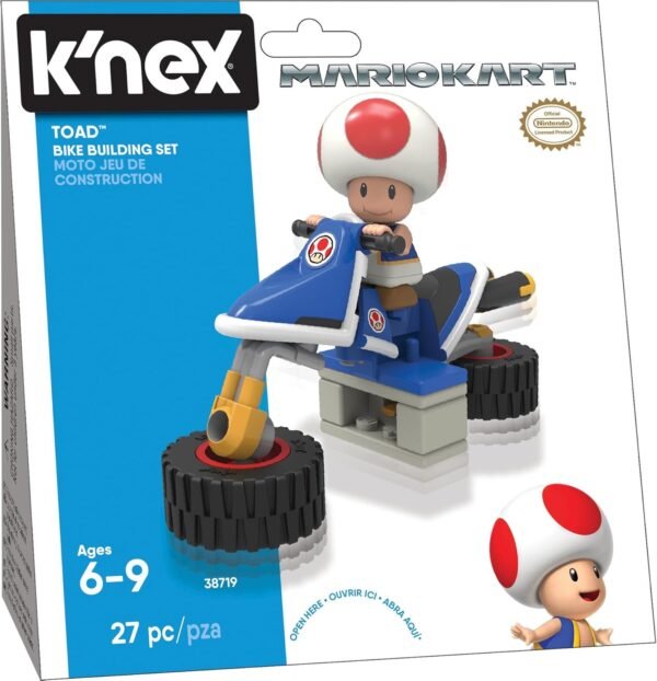 Nintendo Mario Kart Toad Bike Building Set Kit Toy Fun