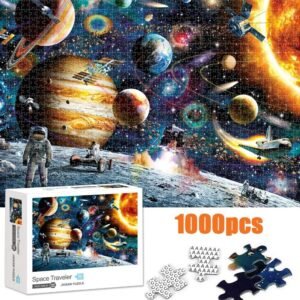 Space Puzzle 1000 Piece Jigsaw Puzzle for Adults and Kids Complete size