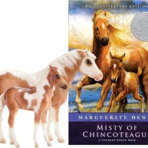 Breyer Traditional Series Misty & Stormy Model & Book Set 2 Horse