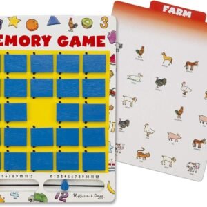 Melissa & Doug Flip to Win Travel Memory Game - Wooden Game