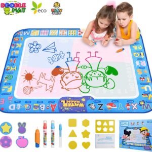 GTurtle Water Drawing Mat Doodle Mat Educational Learning Birthday Toddler Toys Gifts