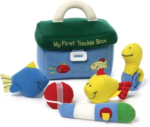 Baby GUND My First Tackle Box Stuffed Plush Playset, 5 pieces