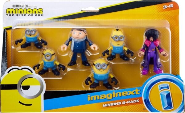 Fisher-Price Imaginext Minions Figure Pack, set of 6 film character figures for