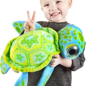 VIAHART Terrence The Turtle 18 Inch Baby Big Eye Turtle Stuffed Animal