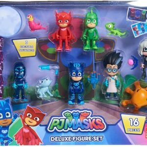 PJ Masks Deluxe Figure Set- Brown Mailer Kit Toy Fun