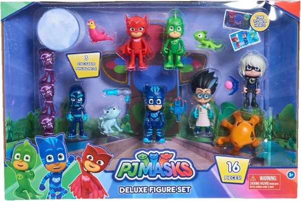 PJ Masks Deluxe Figure Set- Brown Mailer Kit Toy Fun