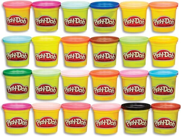 Play-Doh Modeling Compound 24-Pack Case of Colors, Non-Toxic, Multi-Color, 3-Ounce Cans, Ages