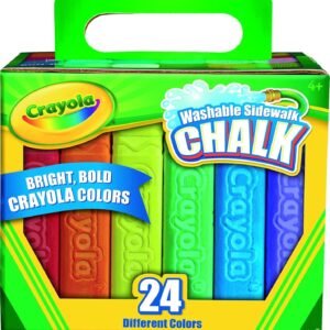 Crayola 24 Count Sidewalk Chalk 51-2024-E-000 Kit Toy Fun Kids