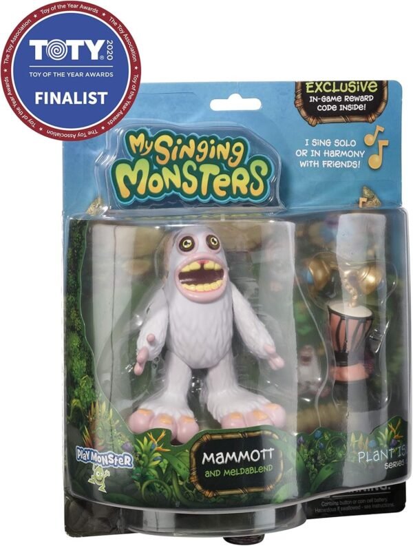 My Singing Monsters Musical Collectible Figure- Mammott Kit Toy Fun