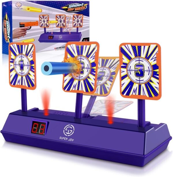 2020 Updated Edition Electric Shooting Digital Target for Nerf Guns, Scoring Auto