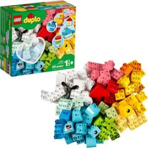LEGO DUPLO Classic Heart Box 10909 First Building Playset and Learning Toy