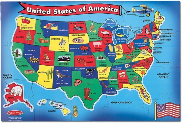 Melissa & Doug U.S.A. 51pc Floor Puzzle Kit Toy Fun