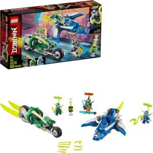 LEGO NINJAGO Jay and Lloyds Velocity Racers 71709 Building Kit for Kids
