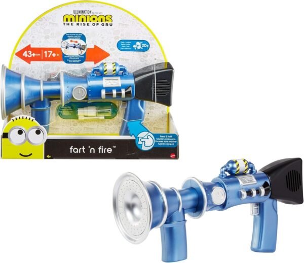 Minions Fart N Fire Super-Size Blaster with 20 Plus Fart Sounds and